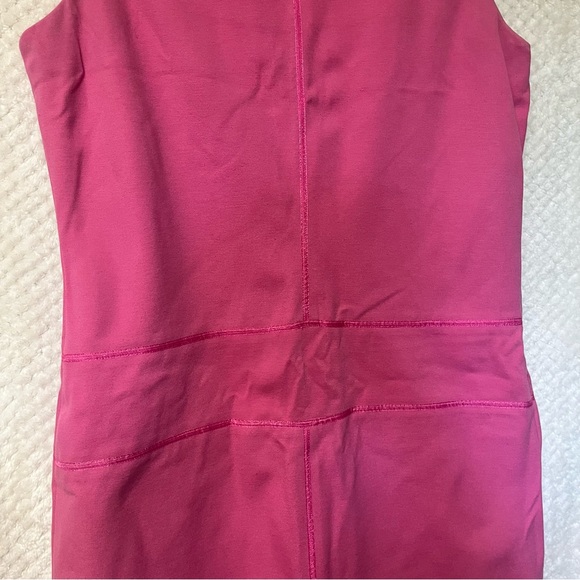 Doncaster Collection Sheath Dress Sleeveless V-Neck Pink Sz 10 - Picture 4 of 6
